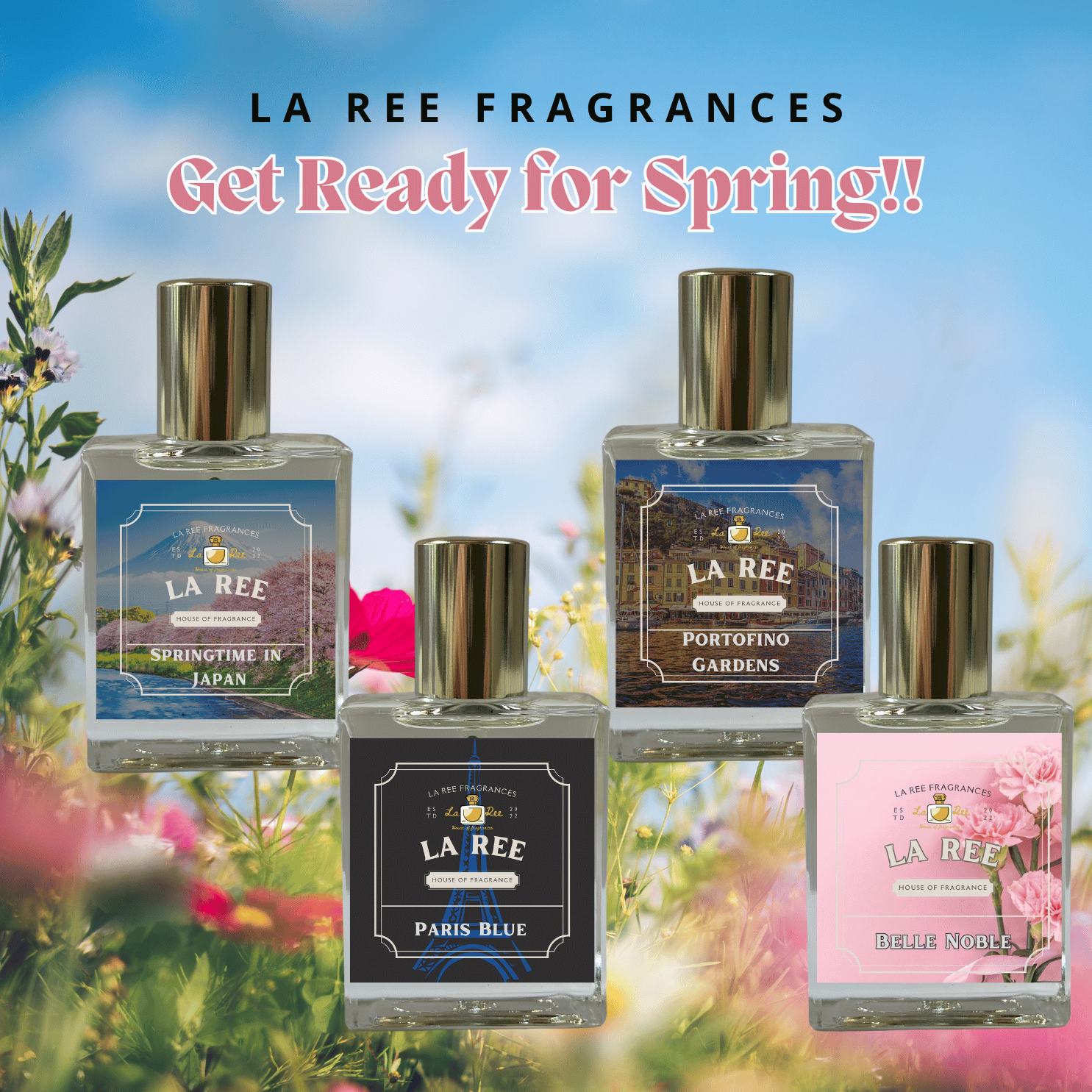Embrace the Blooms: La Ree Fragrances Welcomes Springtime Scents!