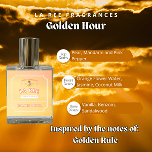 La Ree Golden Hour Inspired by Phlur Golden Rule