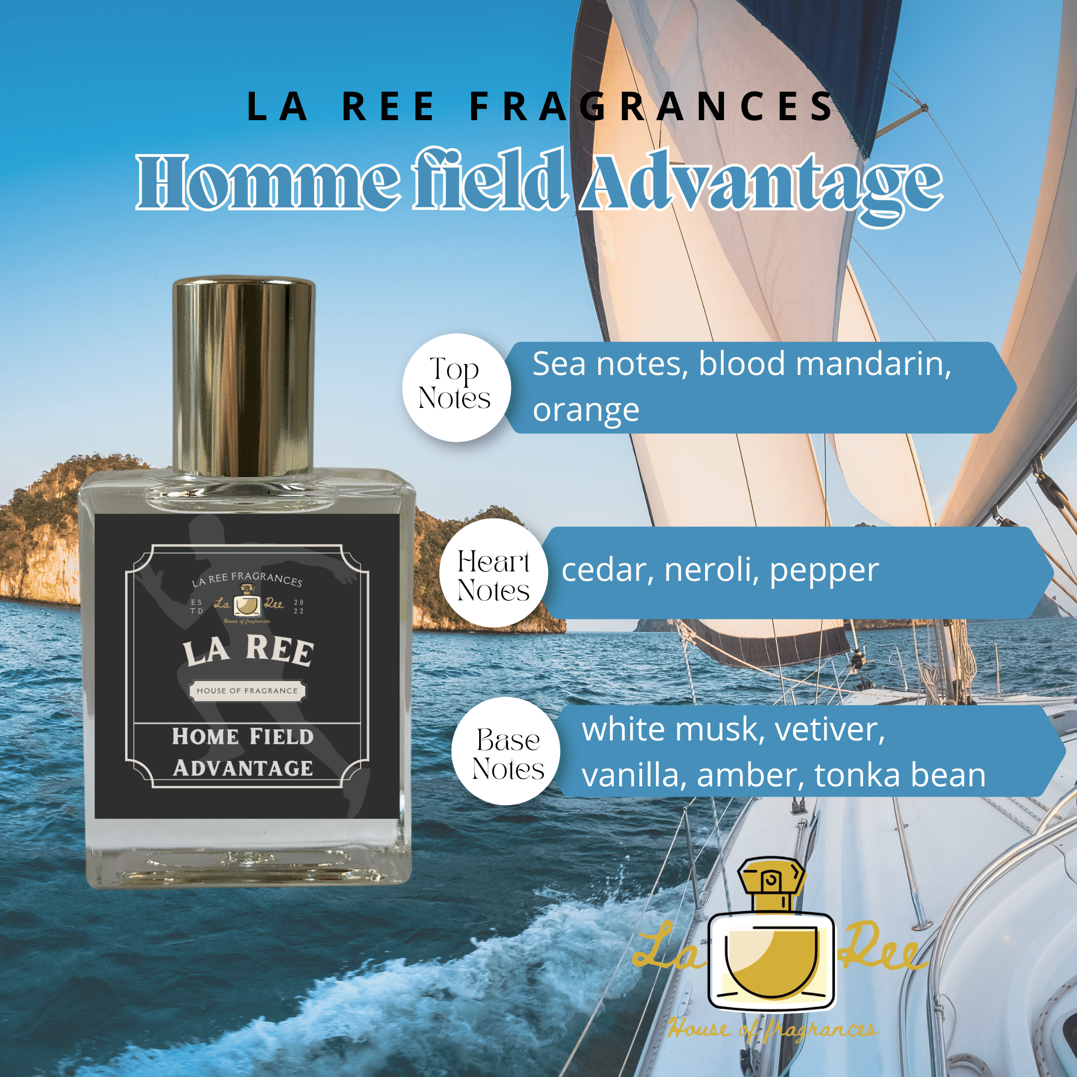La Ree Fragrances Homme Field Advantage