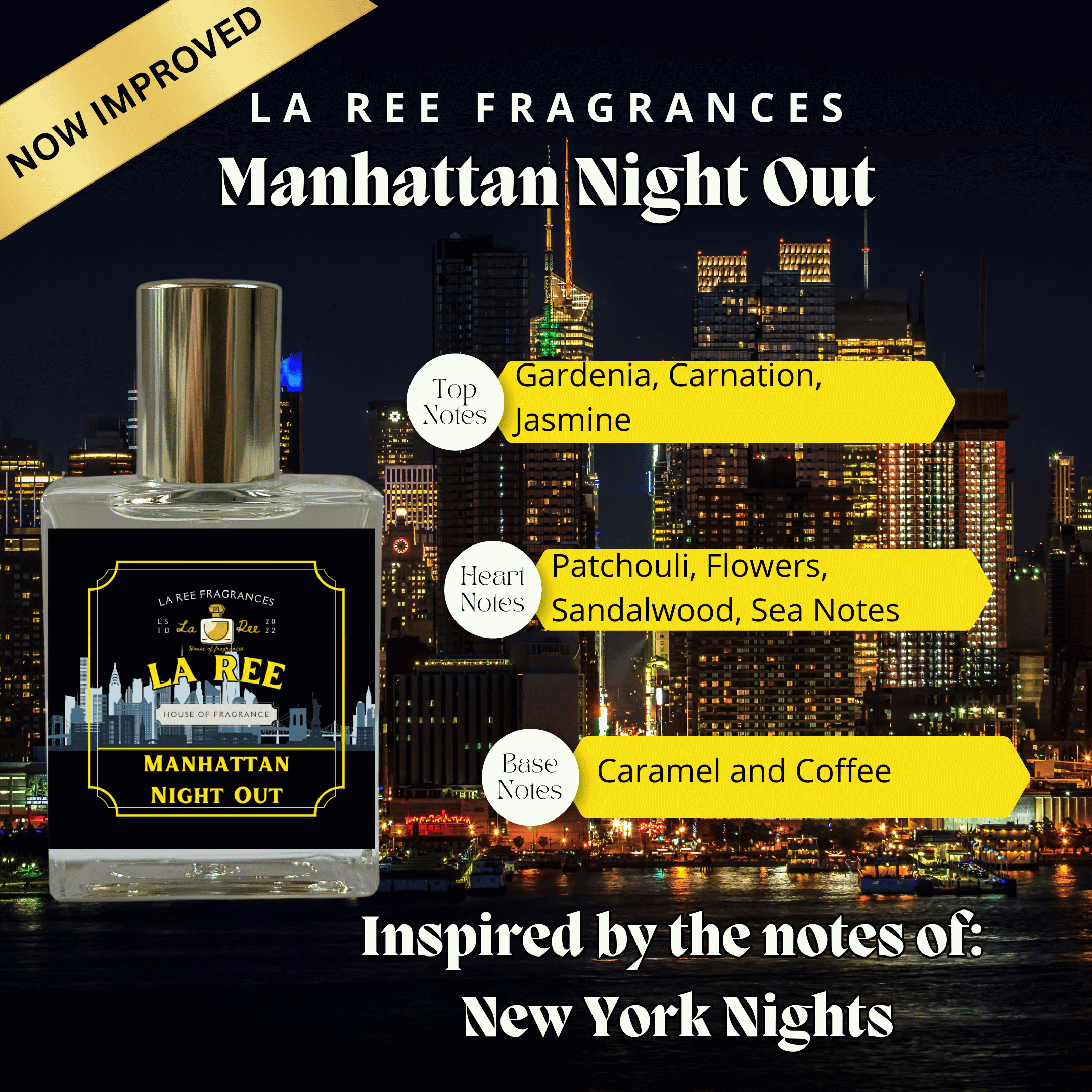 La Ree Fragrances Manhattan Night Out Inspired by Bond No9 New York nights