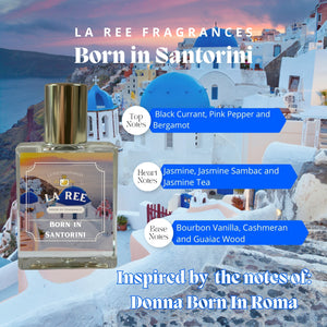 La Ree Born in Santorini inspired by Valentino Donna Born In Roma