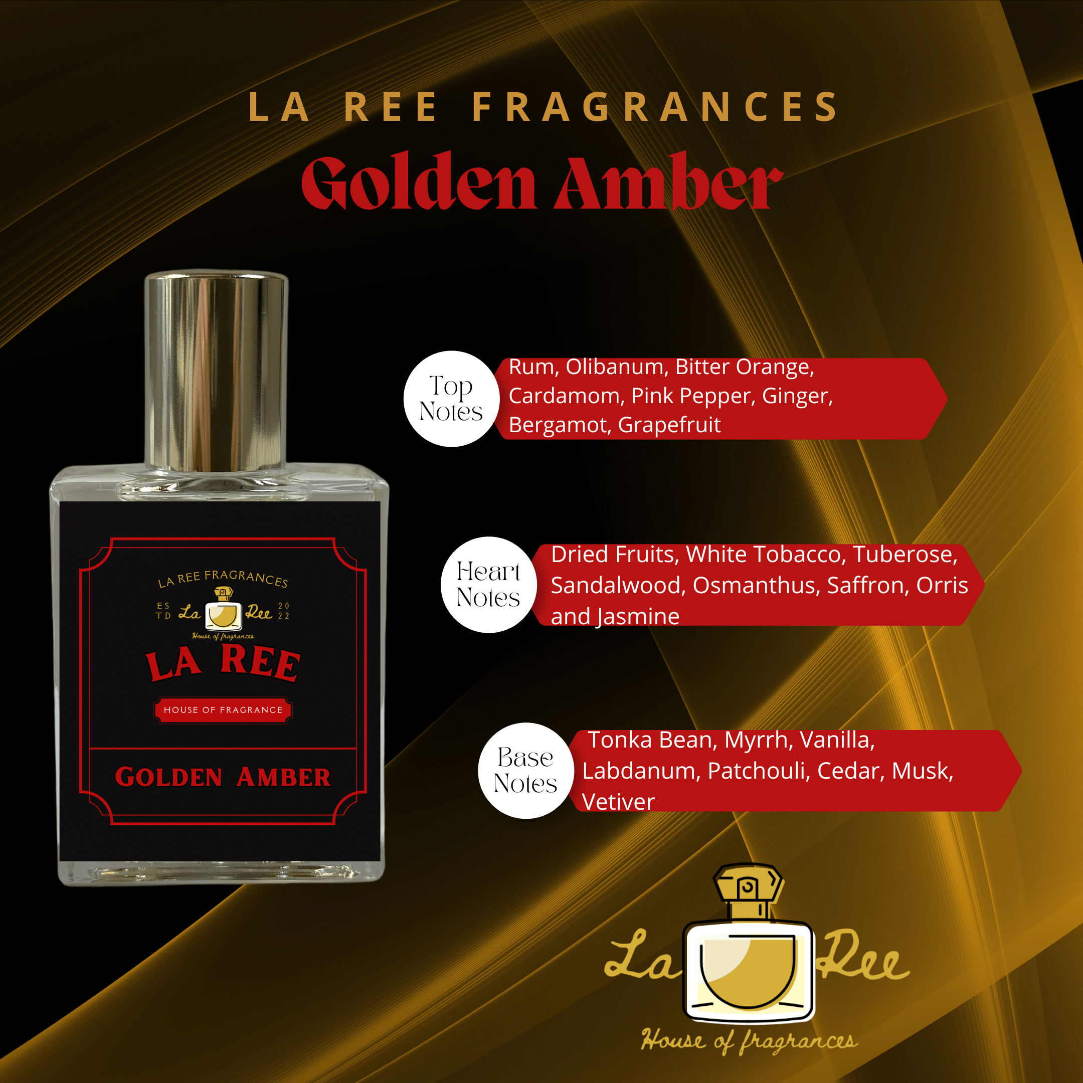 La Ree Blonde Amber inspired by Clive Christian® Blonde Amber