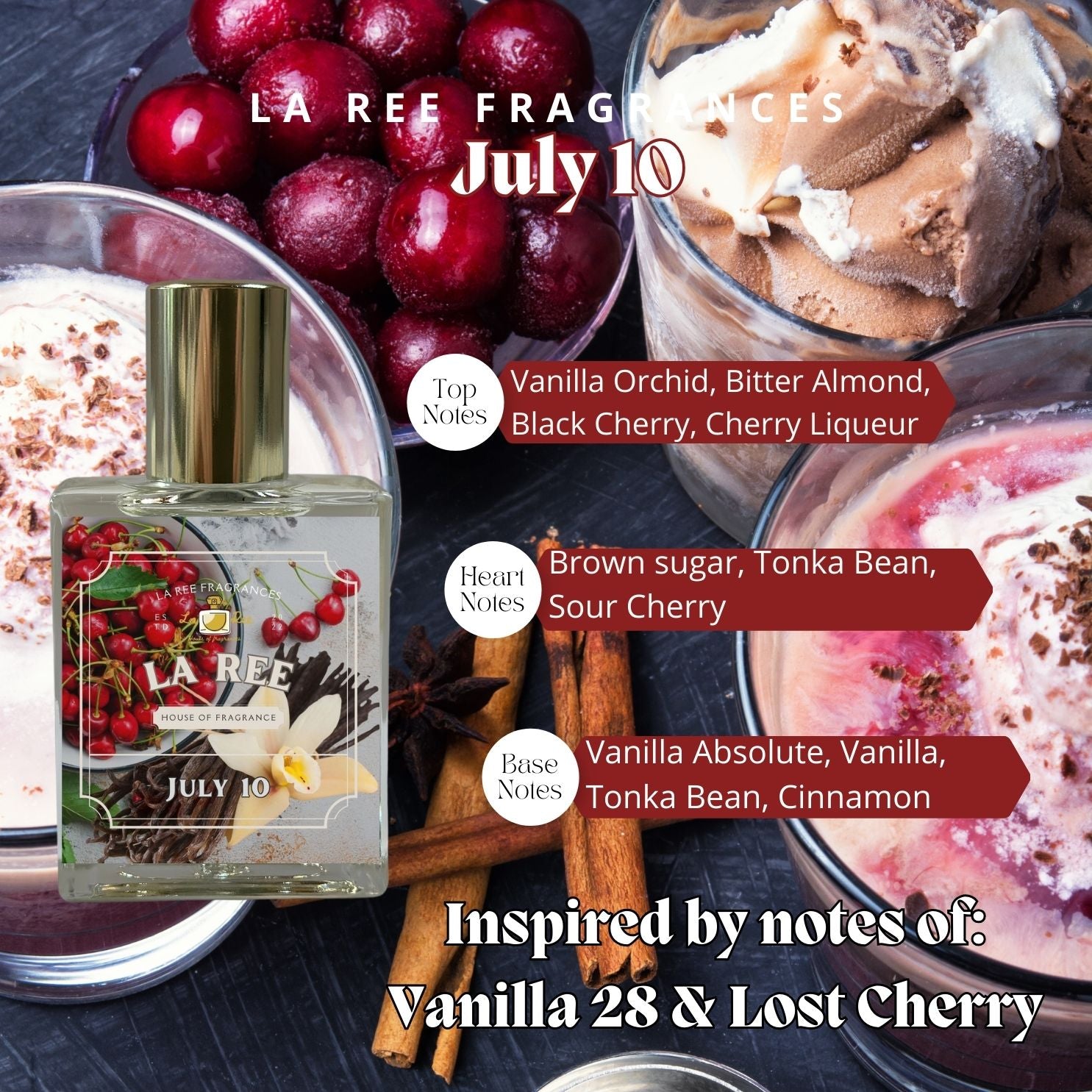 La Ree July 10 a blend of lost cherry & vanilla 28