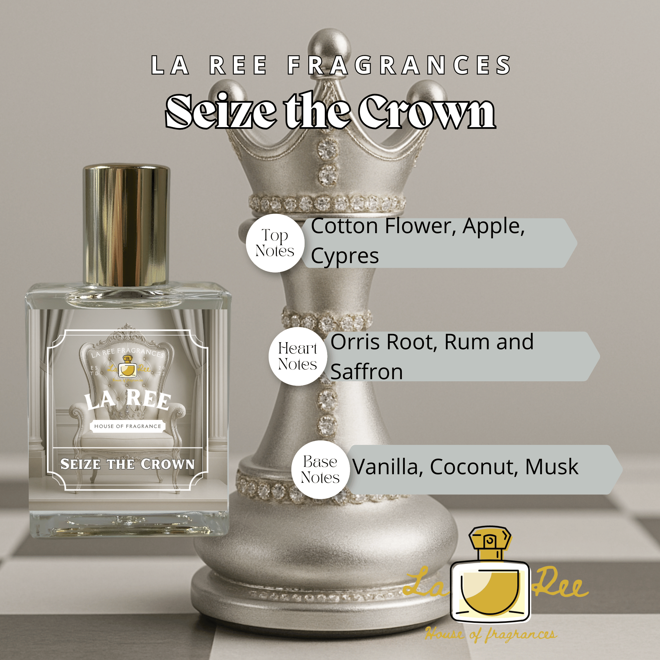 Seize the Crown Fragrance | La Ree Fragrances