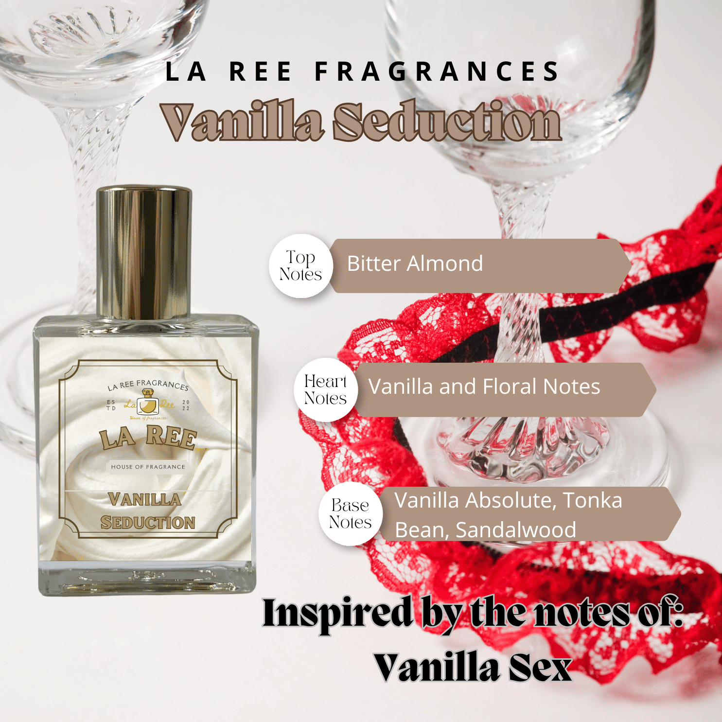 Vanilla Seduction Inspired by Vanilla Sex La Ree Fragrances 