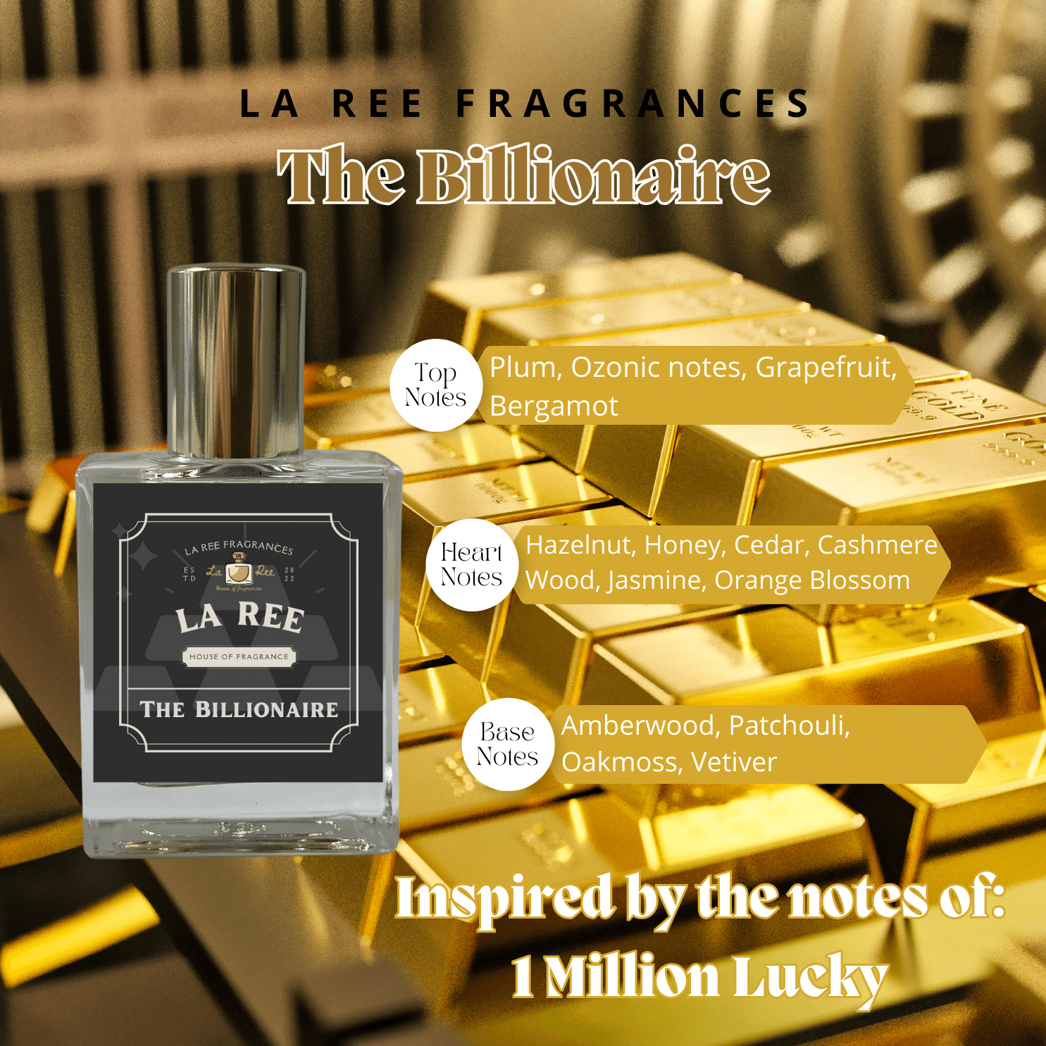 La Ree The Billionaire inspired by Paco Rabanne® 1 Million Lucky