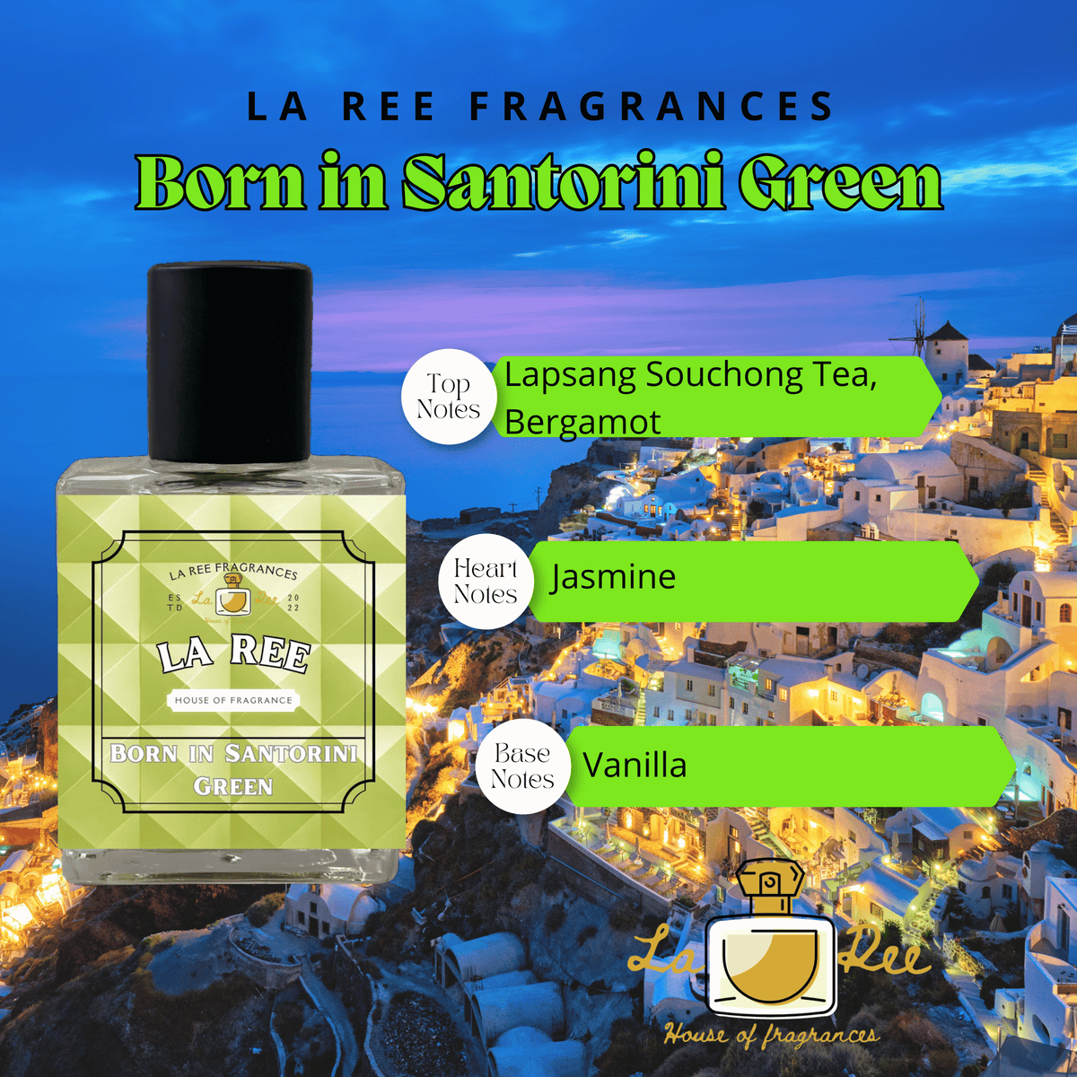 Born In Santorini Green