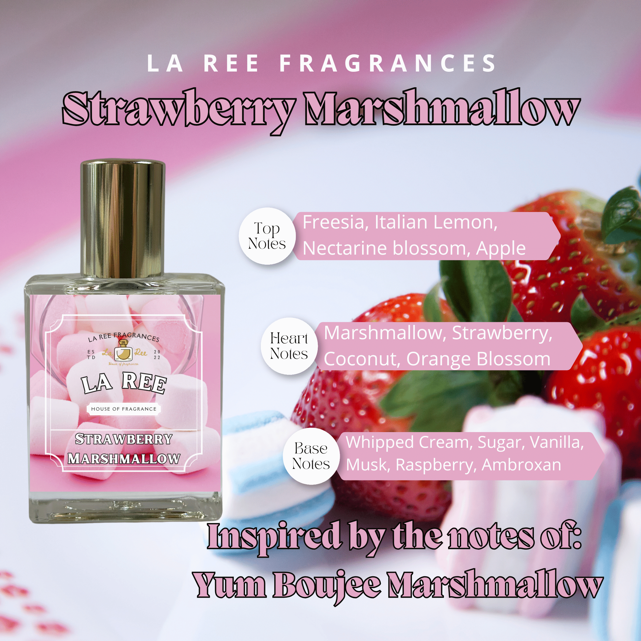 La Ree Fragrances Strawberry Marshmallow 