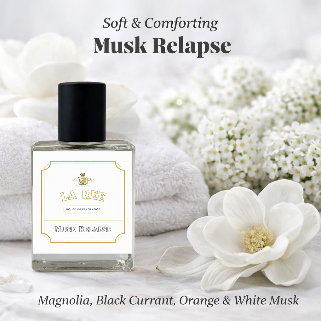 Musk Relapse perfume by La Ree Fragrances, inspired by Musk Therapy by Initio