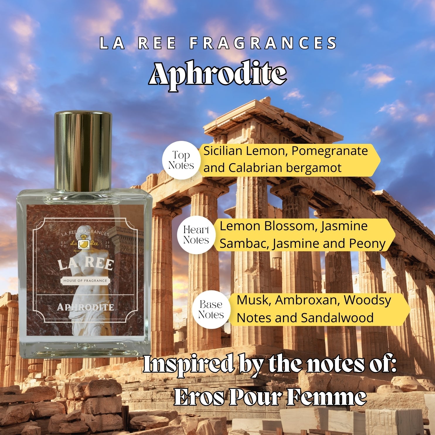 La Ree Aphrodite inspired by Versace® Eros Pour Femme