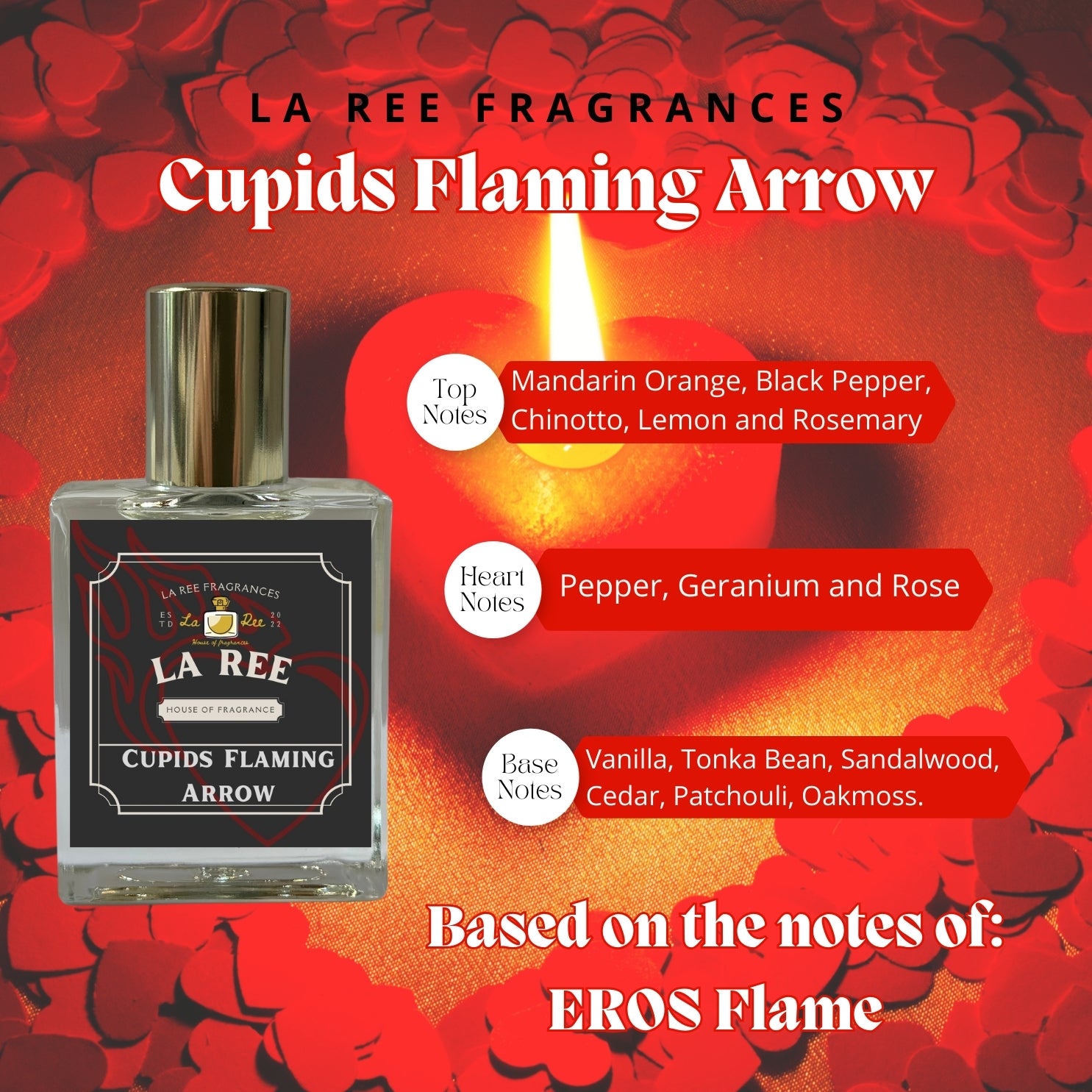 La Ree Cupid's Flaming Arrow inspired by Versace® Eros Flame