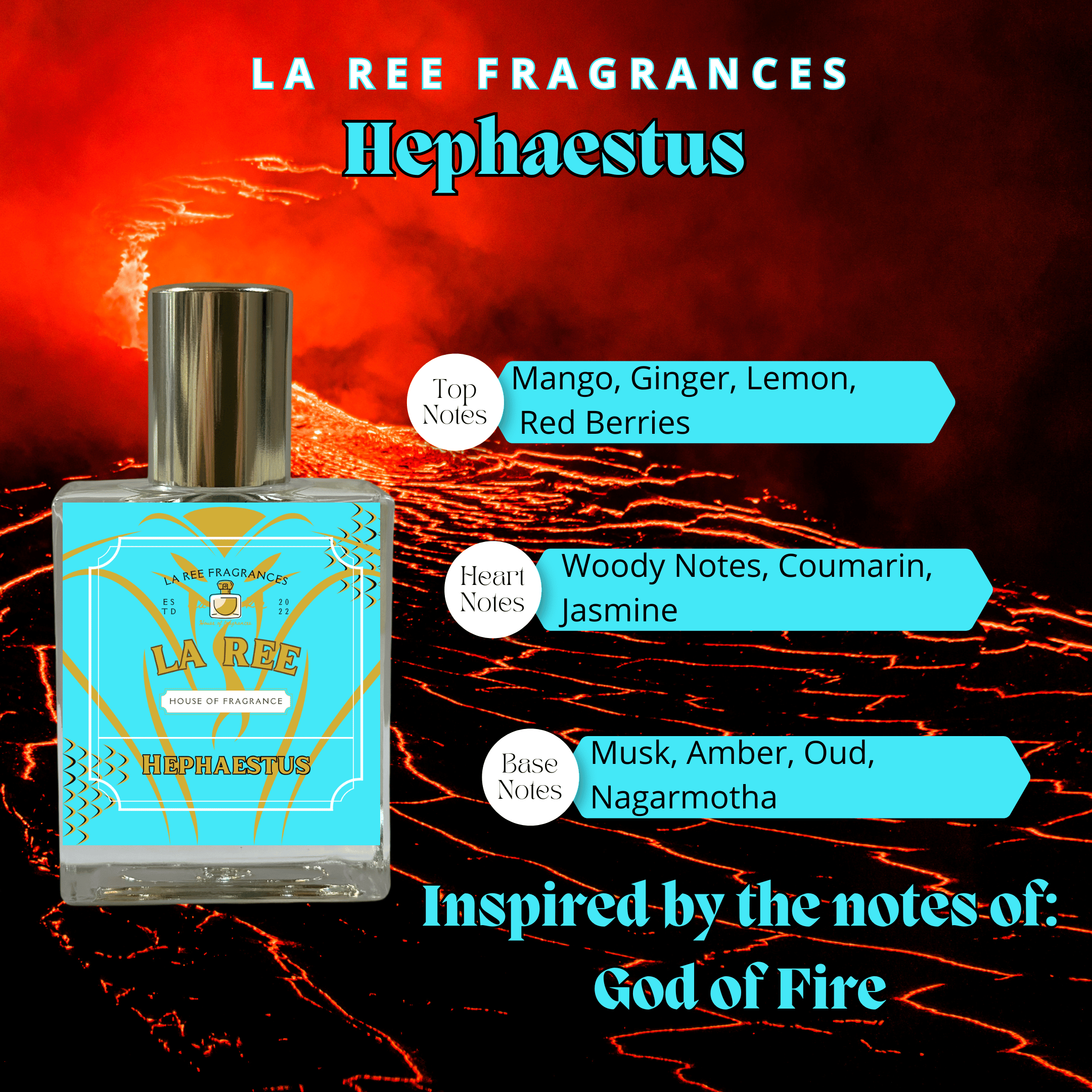 La Ree Hephaestus inspired by Stéphane Humbert Lucas 777® God of fire