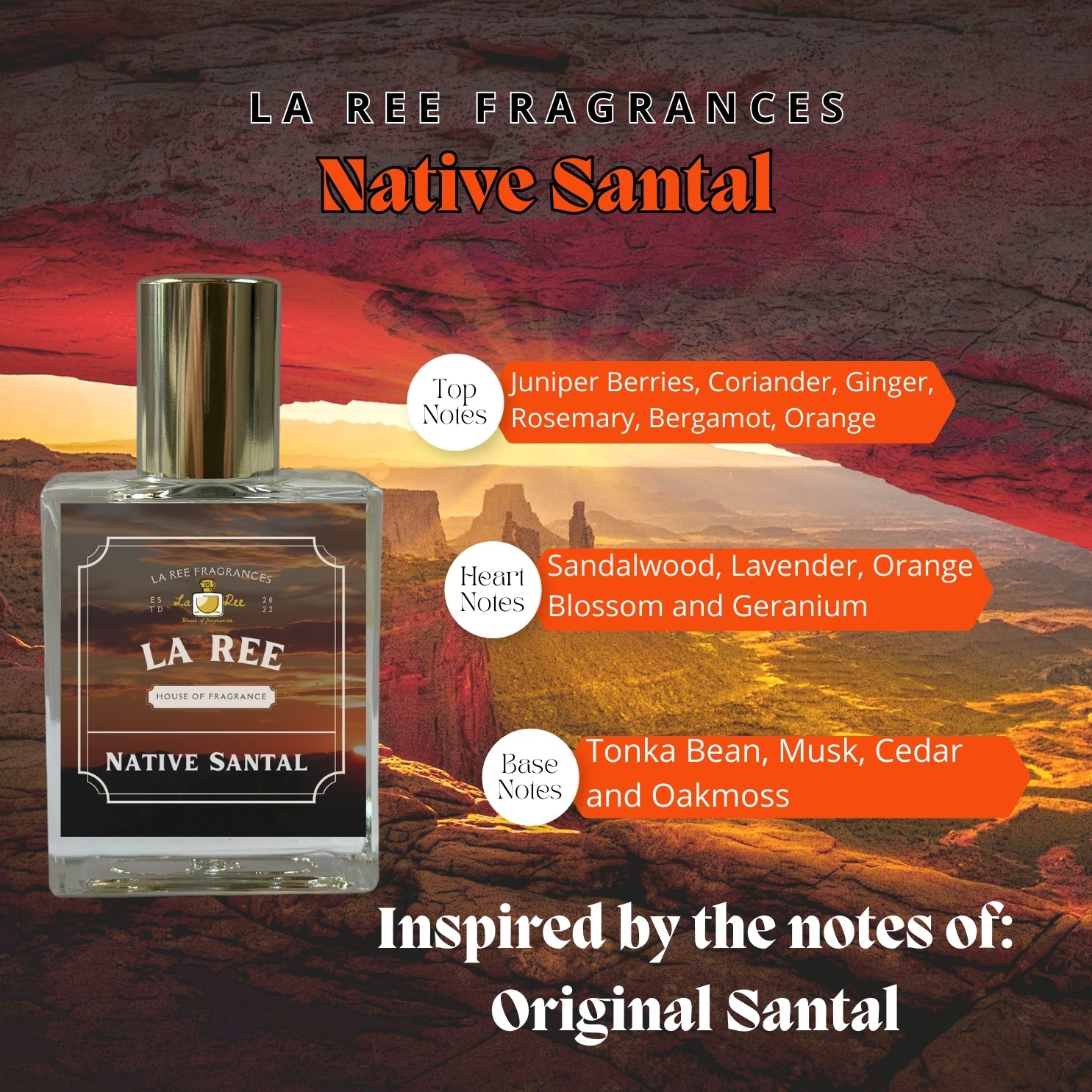 La Ree Native Santal inspired by Creed® Original Santal