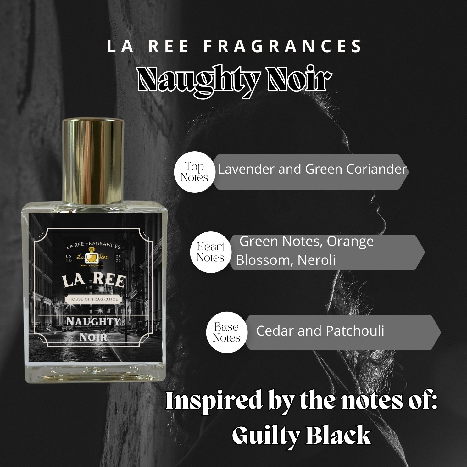 La Ree Naughty Noir inspired by Gucci Guilty Black