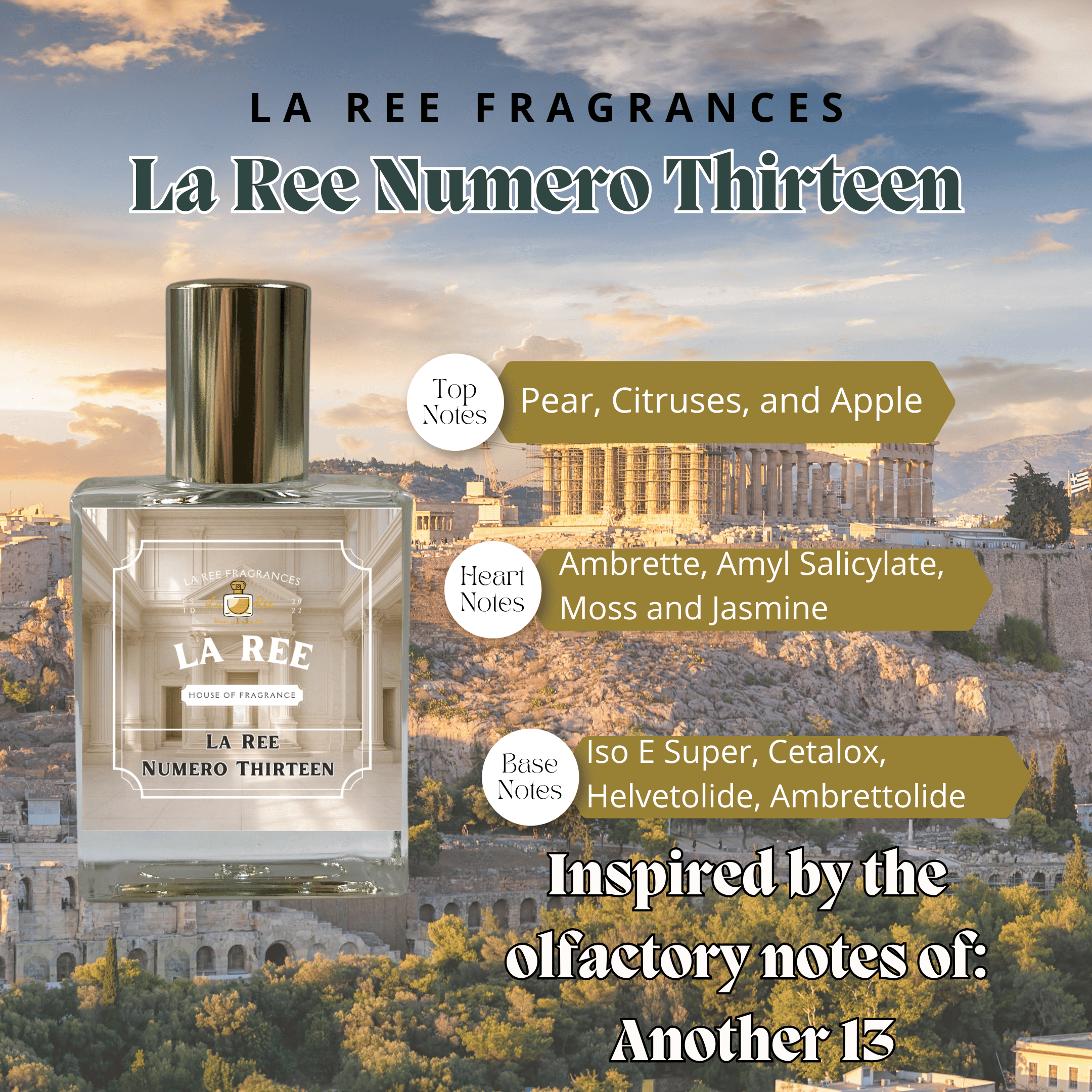 La Ree Numero Thirteen inspired by Le Labo Another 13