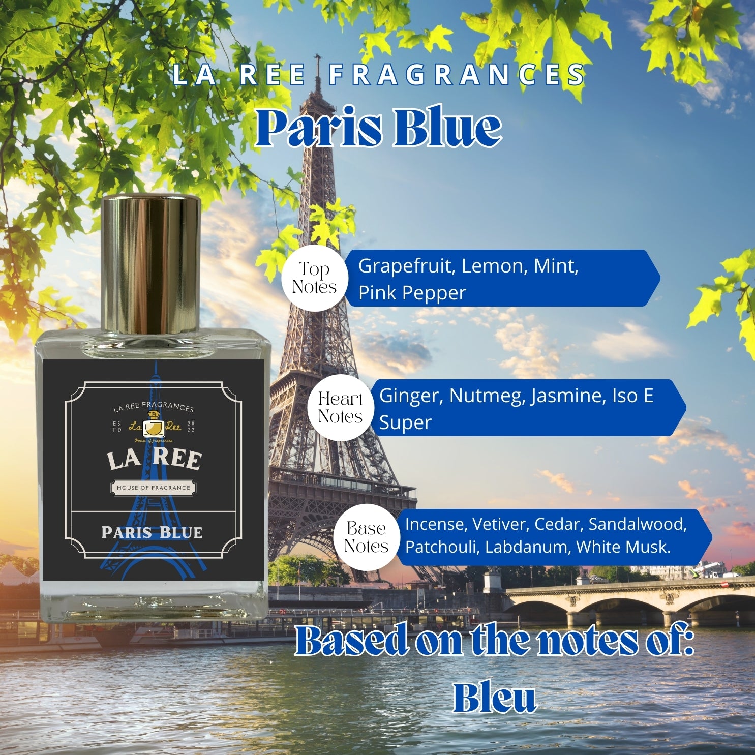 Paris Blue Inspired by Bleu