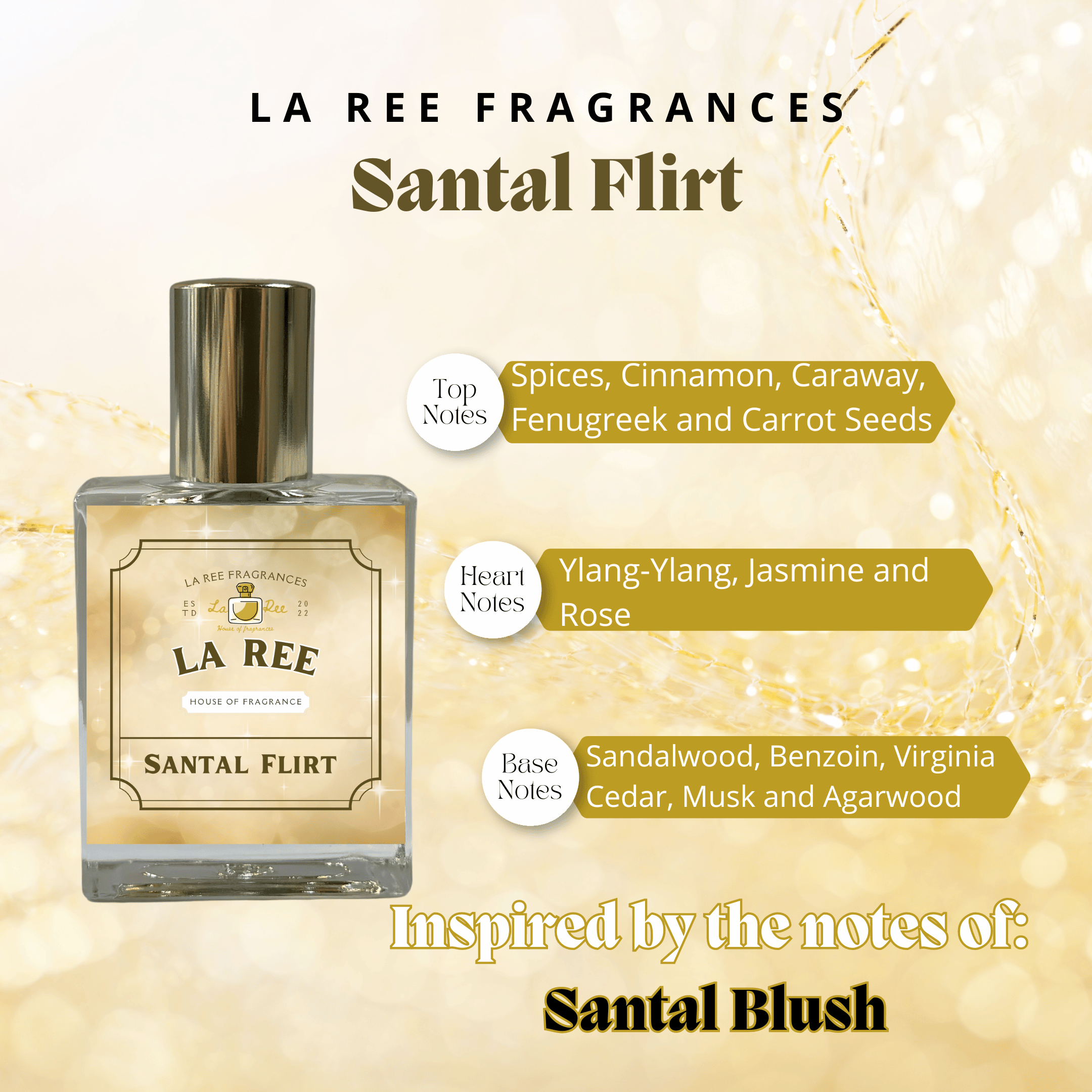 La Ree Santal Flirt inspired by Tom Ford® Santal Blush