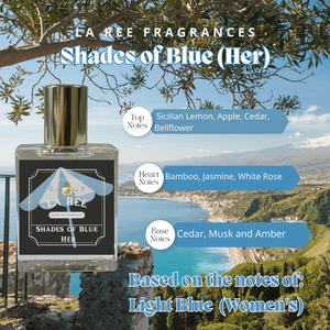 La Ree Shades of Blue for Her inspired by D&G® Light Blue for women