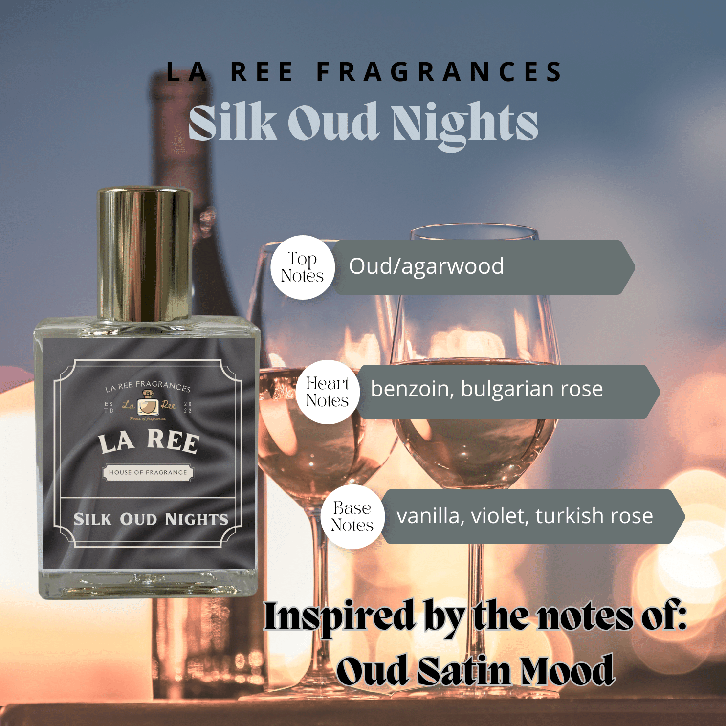 La Ree Silk Oud Nights inspired by Oud Satin Mood