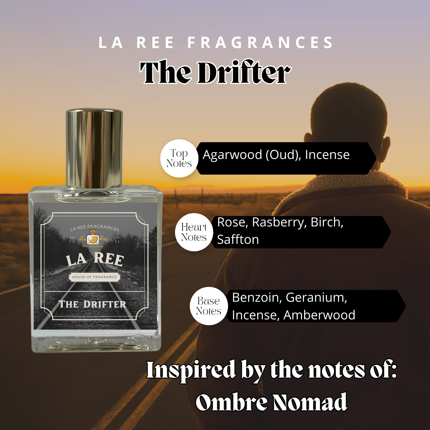 La Ree The Drifter inspired by LV Ombre Nomad