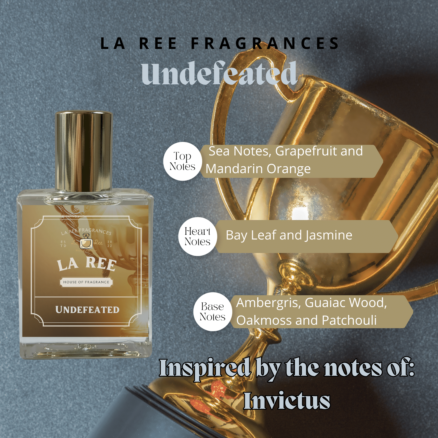 La Ree Undefeated inspired by Paco Rabanne® Invictus
