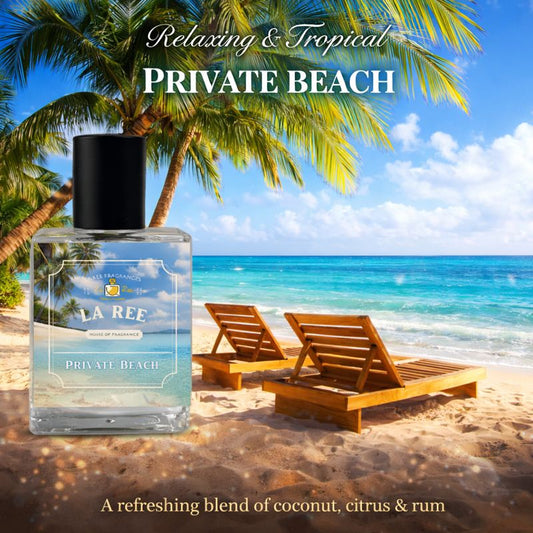 Private Beach perfume by La Ree Fragrances, inspired by Virgin Island Water by Creed