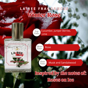 La Ree Winter Rose inspired by Kilian® Roses on ice